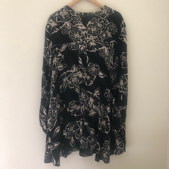Free People Floral Foil Print Tunic - Picture 5 of 6